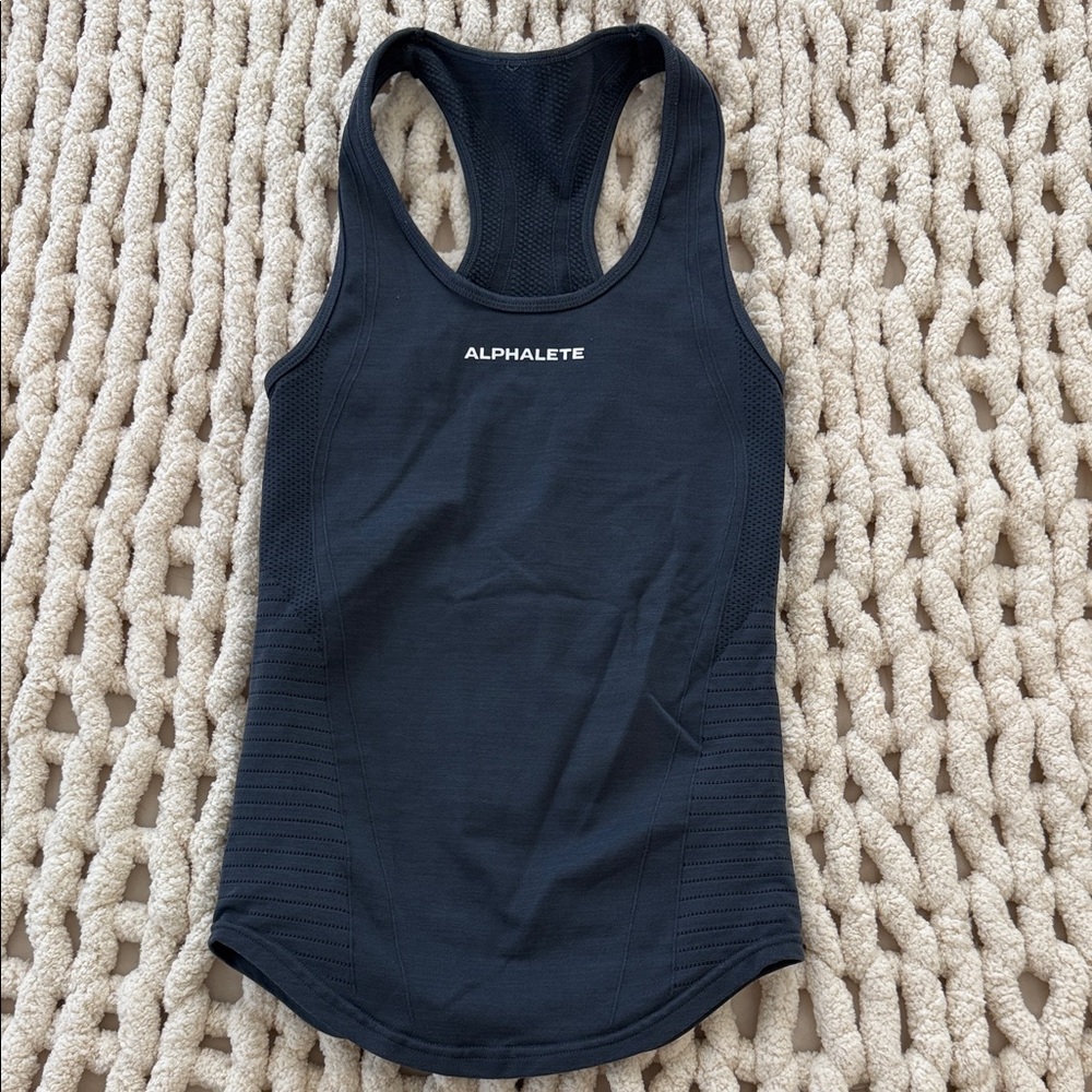 Alphalete Women's Dark Gray Racer Back Top